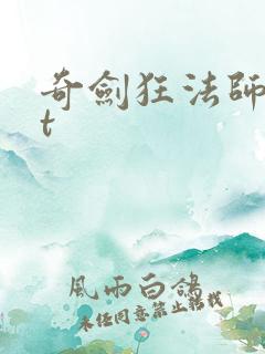 奇剑狂法师txt