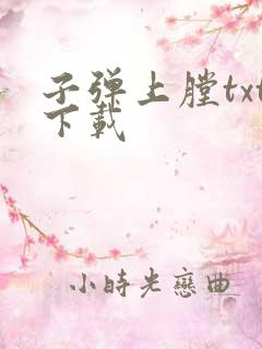 子弹上膛txt下载