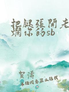 把腿张开老子臊烂你的sb