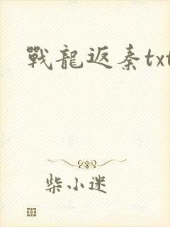 战龙返秦txt