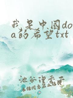 我是中国dota的希望txt