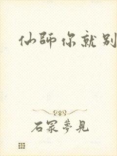 仙师你就别装了