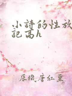 小诗的性放荡日记高h
