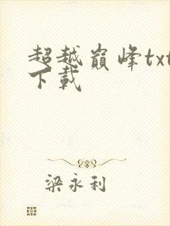 超越巅峰txt下载