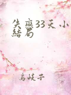 失恋33天小说结局