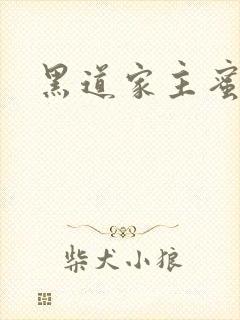 黑道家主蜜宠妻