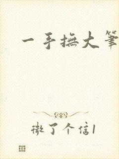 一手抚大笔趣阁