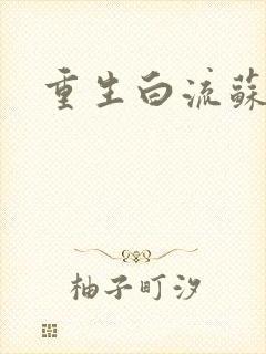 重生白流苏