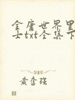 金庸世界里的道士txt全集下载