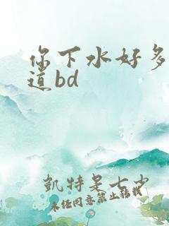 你下水好多下水道bd