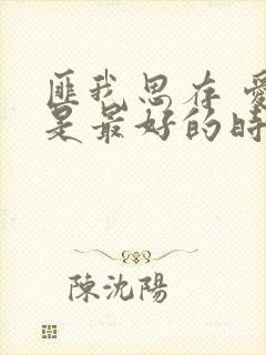 匪我思存 爱你是最好的时光