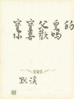 宝宝父皇的东西你喜欢吗