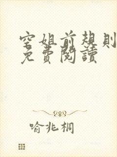 空姐前规则小说免费阅读