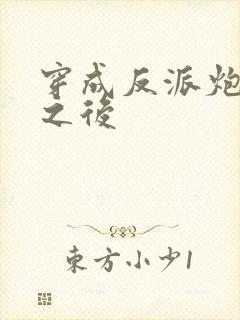 穿成反派炮灰攻之后