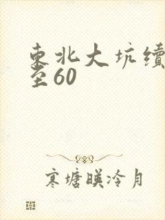 东北大坑续集1至60