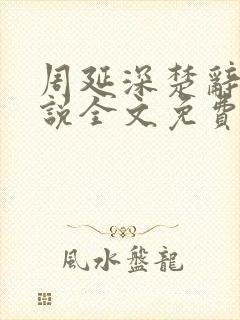 周延深楚辞的小说全文免费阅读