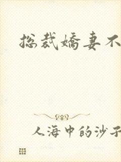 总裁娇妻不太乖