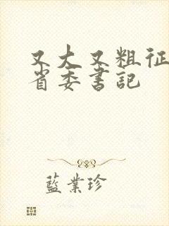 又大又粗征服女省委书记