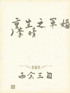 重生之军婚(h)李晴