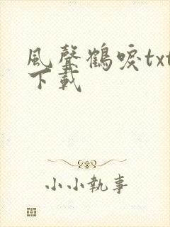 风声鹤唳txt下载