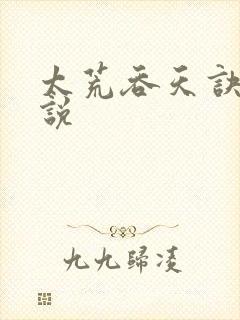 太荒吞天诀 小说