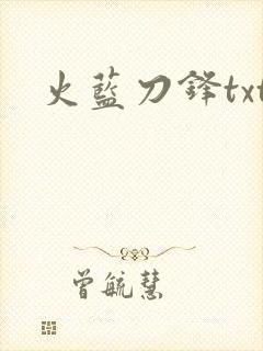火蓝刀锋txt