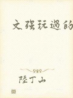 文强玩过的女人