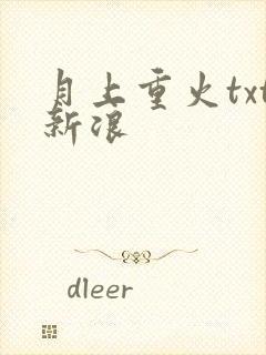 月上重火txt新浪