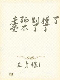 老师别摸了我快受不了了