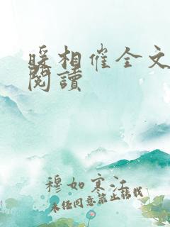 暖相催全文免费阅读