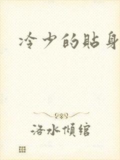 冷少的贴身女人