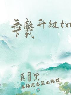 无敌升级txt下载