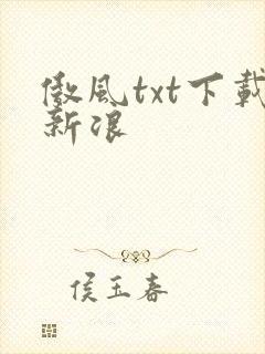 傲风txt下载新浪