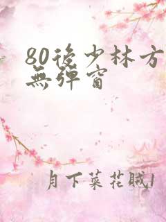 80后少林方丈无弹窗