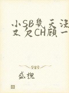 小SB几天没做又欠CH顾一成