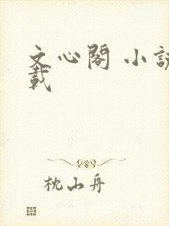 文心阁 小说连载