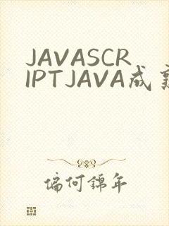 JAVASCRIPTJAVA成熟亲子