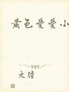 黄色爱爱小说