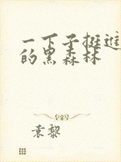 一下子挺进浓密的黑森林