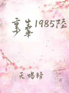 重生1985陆少华