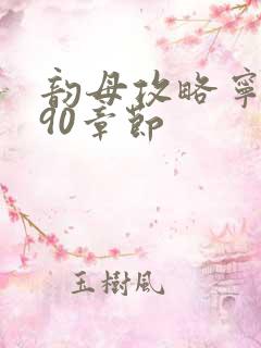 韵母攻略宁秋婉90章节