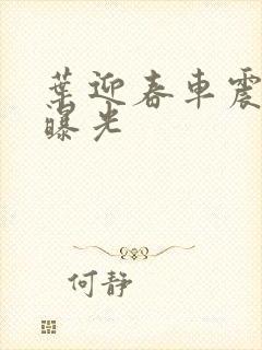 叶迎春车震照片曝光