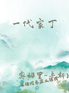 一代家丁