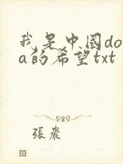我是中国dota的希望txt