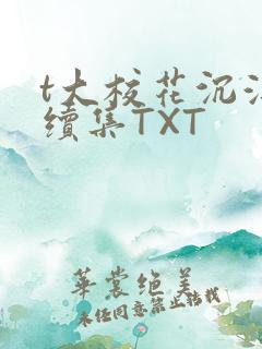 t大校花沉浮录续集TXT