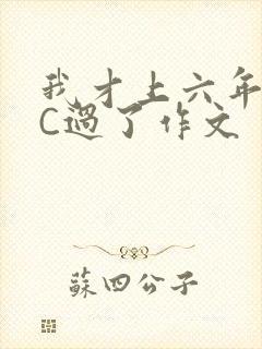我才上六年级就C过了作文