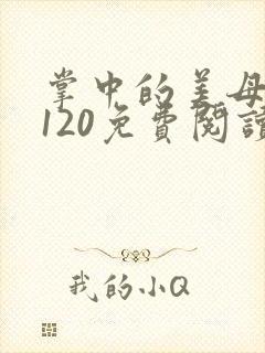 掌中的美母版主120免费阅读