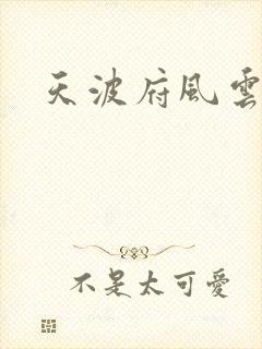 天波府风云