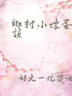 乡村小坏蛋 小说