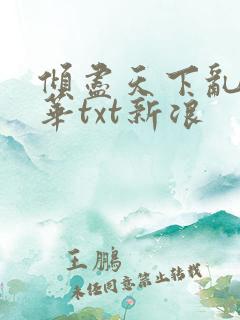 倾尽天下乱世繁华txt新浪